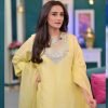 Momal Sheikh Looks Glamorous In Lemon Yellow Outfit