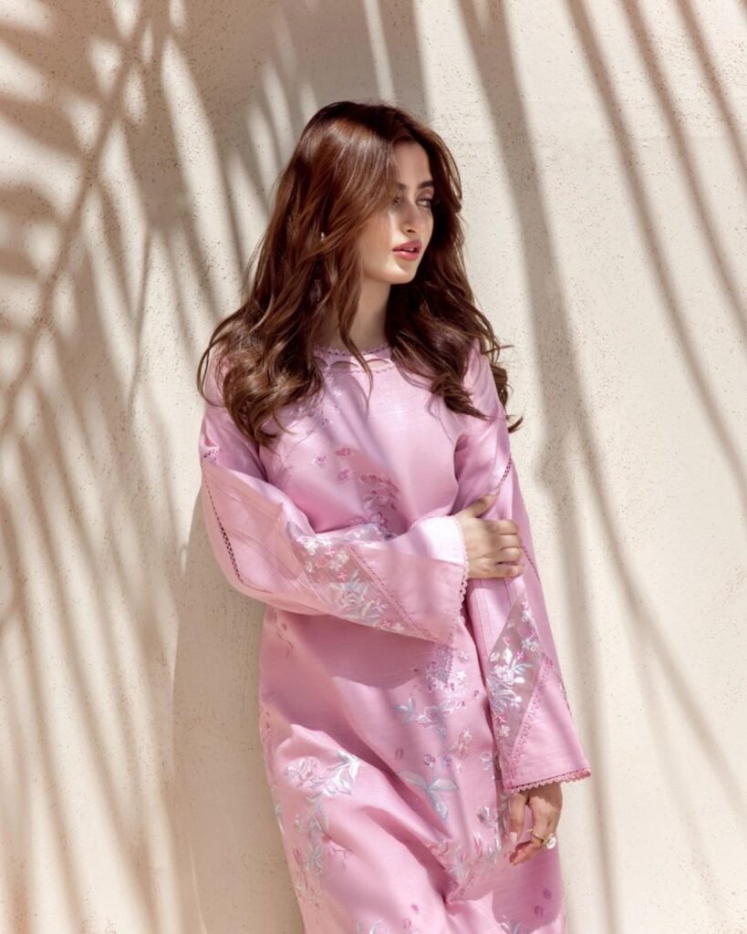 Sajal Aly showcases her Timeless Grace in desi Women Wear