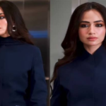 Sana Javed Stuns in Midnight Blue Suit in High-Fashion Instagram Reel